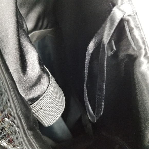 Ann Taylor Sequin Strapless Cocktail Dress Black Size 4 Small Mini LBD - Picture 7 of 10